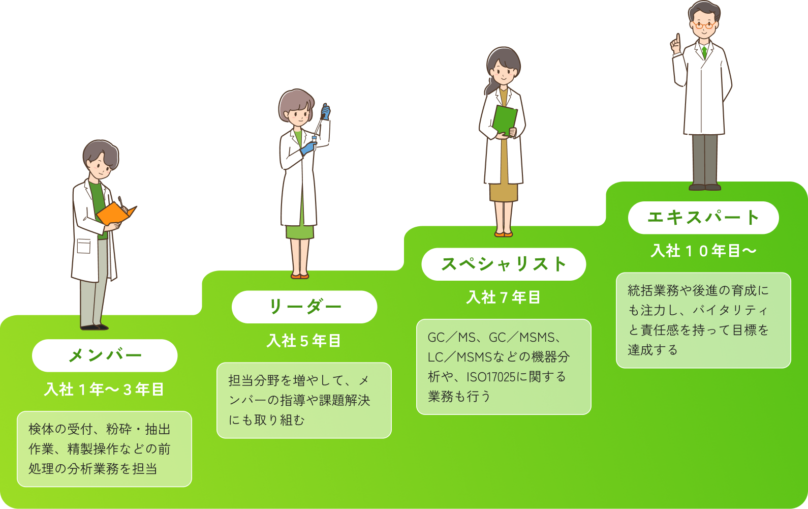 キャリアプランの例